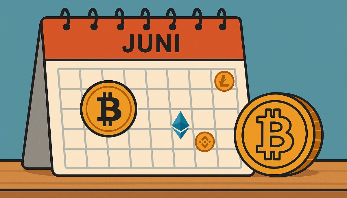 Cryptokalender 23-28 juni 2025: Spannende week met altcoin-evenementen en  economische triggers