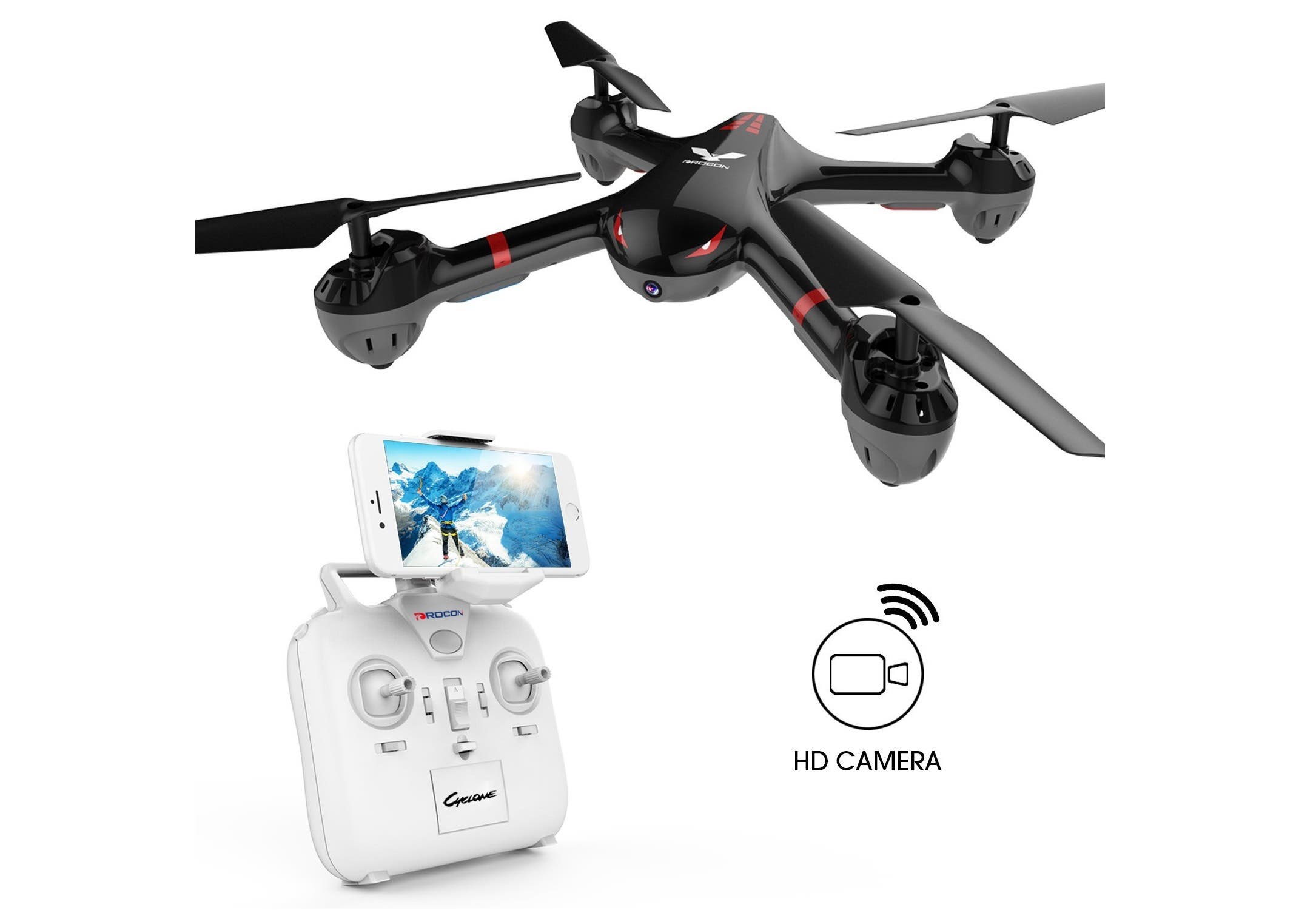 DROCON X708W WiFi FPV Drone For Beginners - $74.90 on Amazon