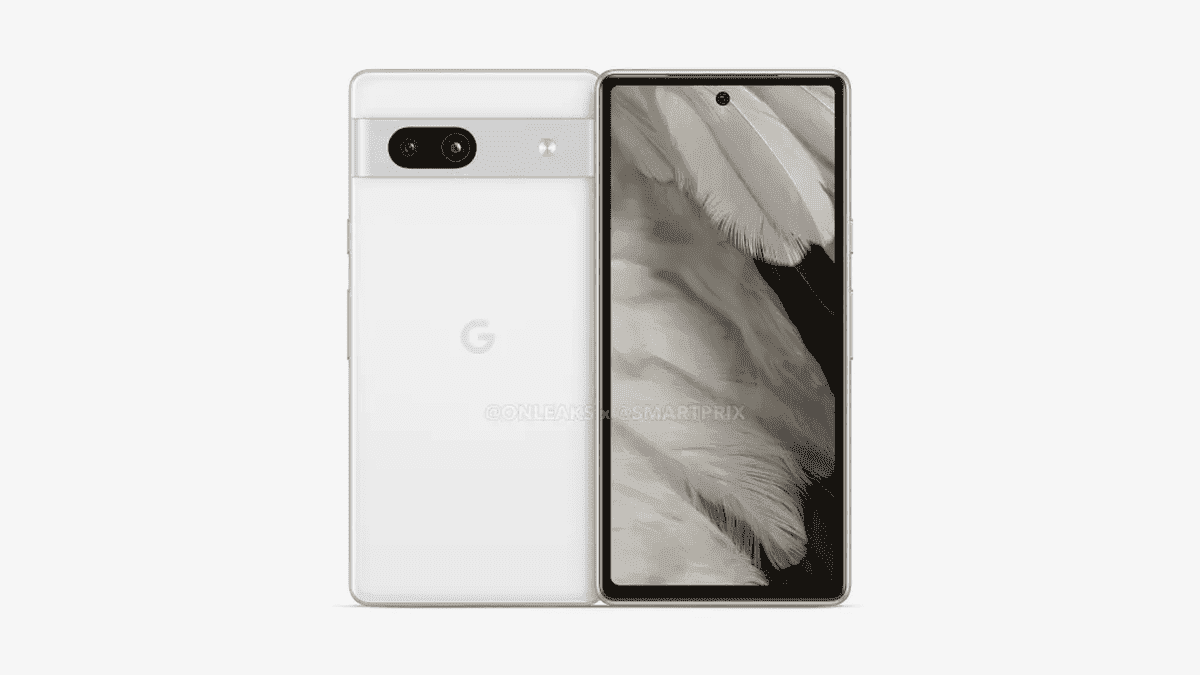 Google Pixel 7a renders reveal it uses a straight screen with a