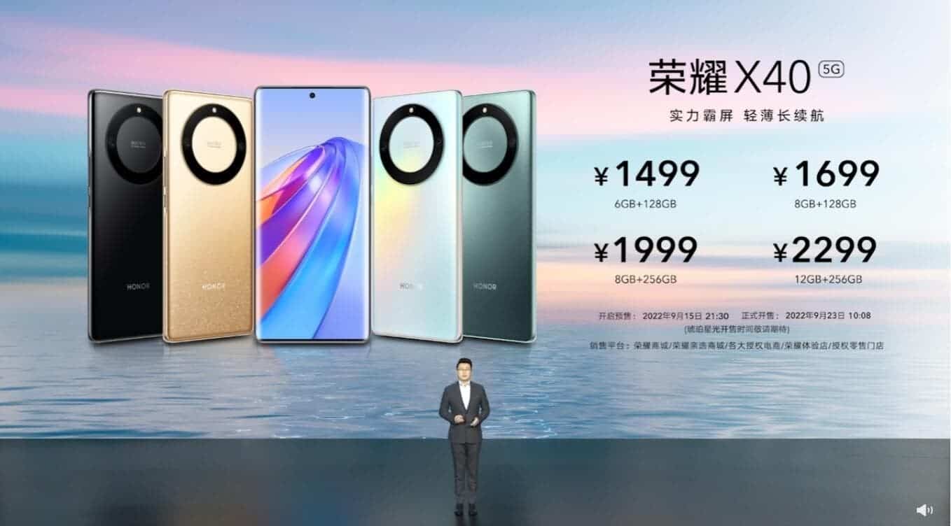 Honor X40, the world's thinnest smartphone released for $214