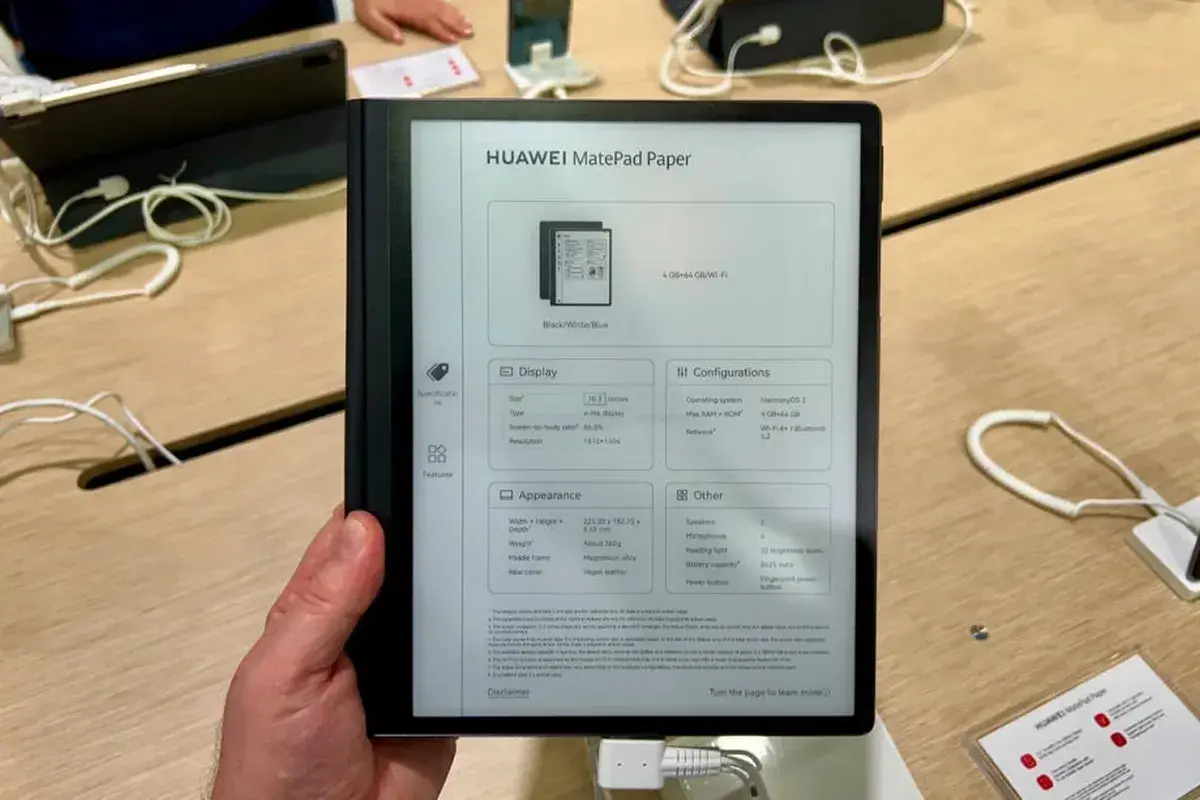 Top 5 selling points of the new Huawei MatePad Paper with HarmonyOS