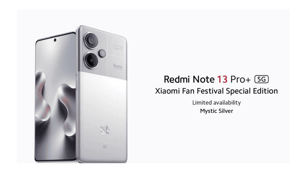 Redmi Note 13 Pro+ Receives Special Mystic Silver Color