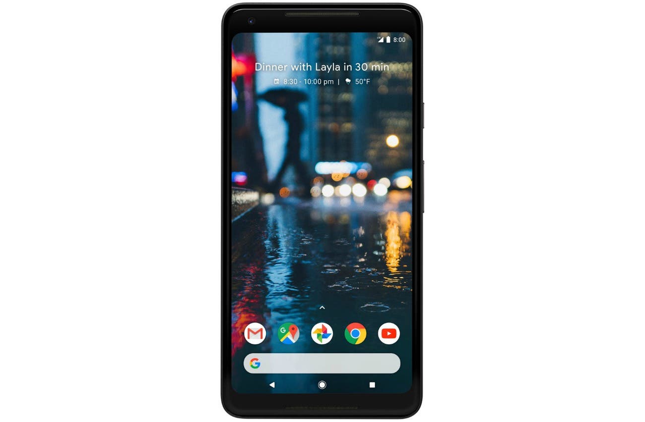Google Pixel 2 XL upgraded to Android 12 - completely new interface `
