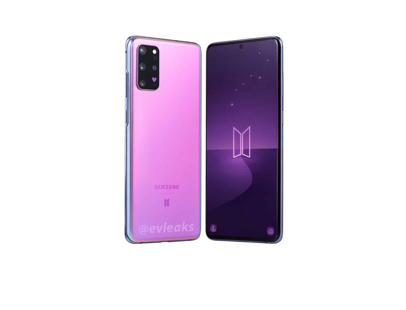 Samsung Galaxy S20+ BTS edition photos leak online
