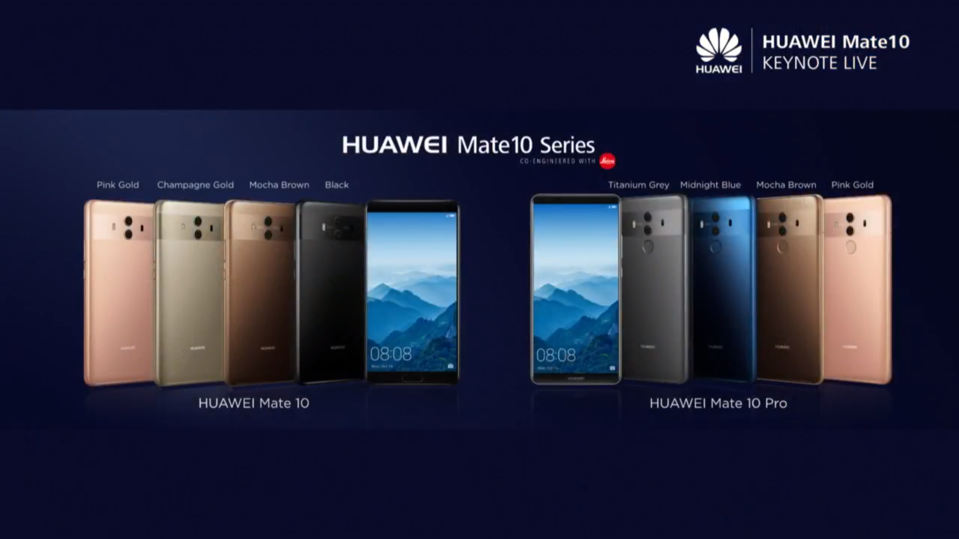 Huawei Mate 10 and Mate 10 Pro officially launched!