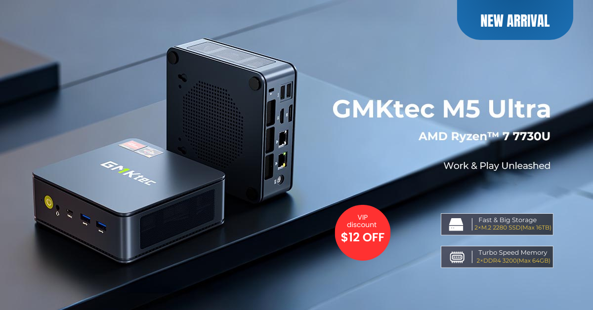 GMKtec Launches NucBox M5 Ultra: A Mini PC That Means Business