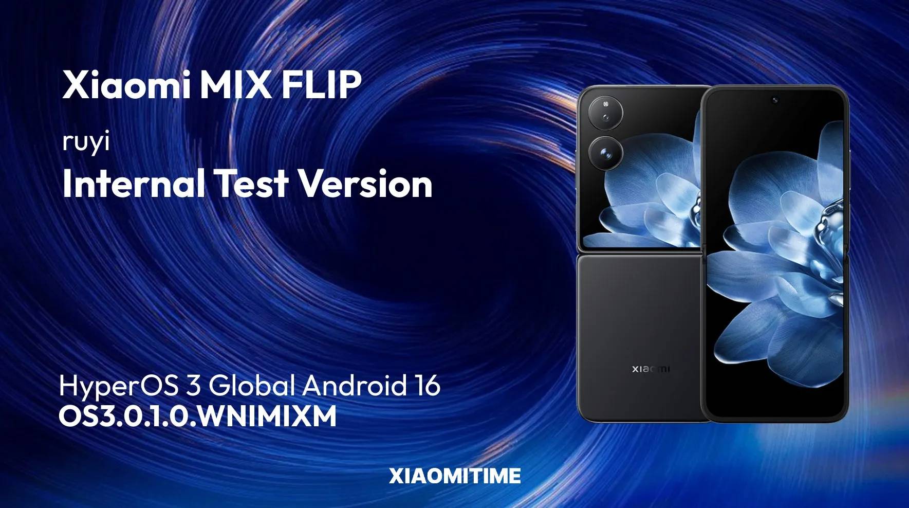 Xiaomi MIX Flip Prepares for Its Global HyperOS 3 Upgrade