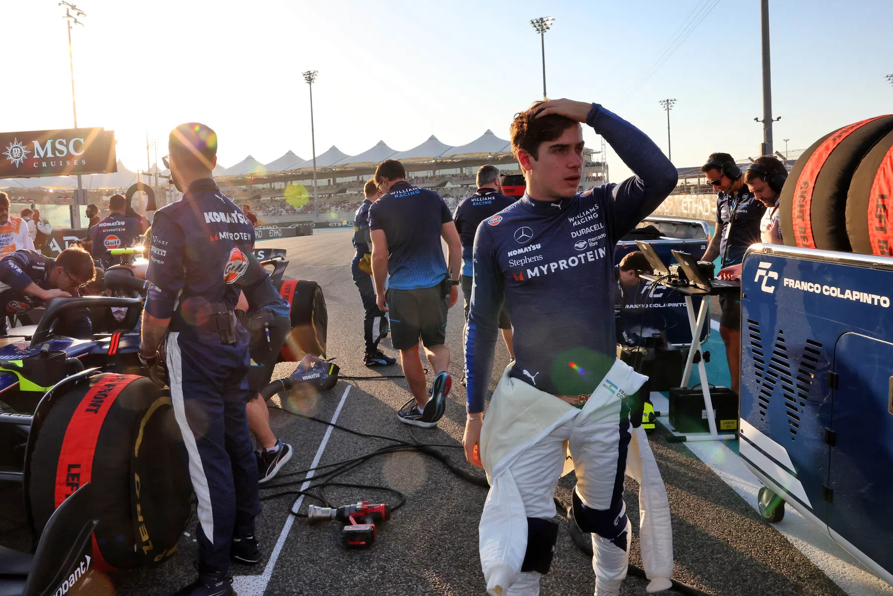 Williams says goodbye to Colapinto: 'We would always support him!'