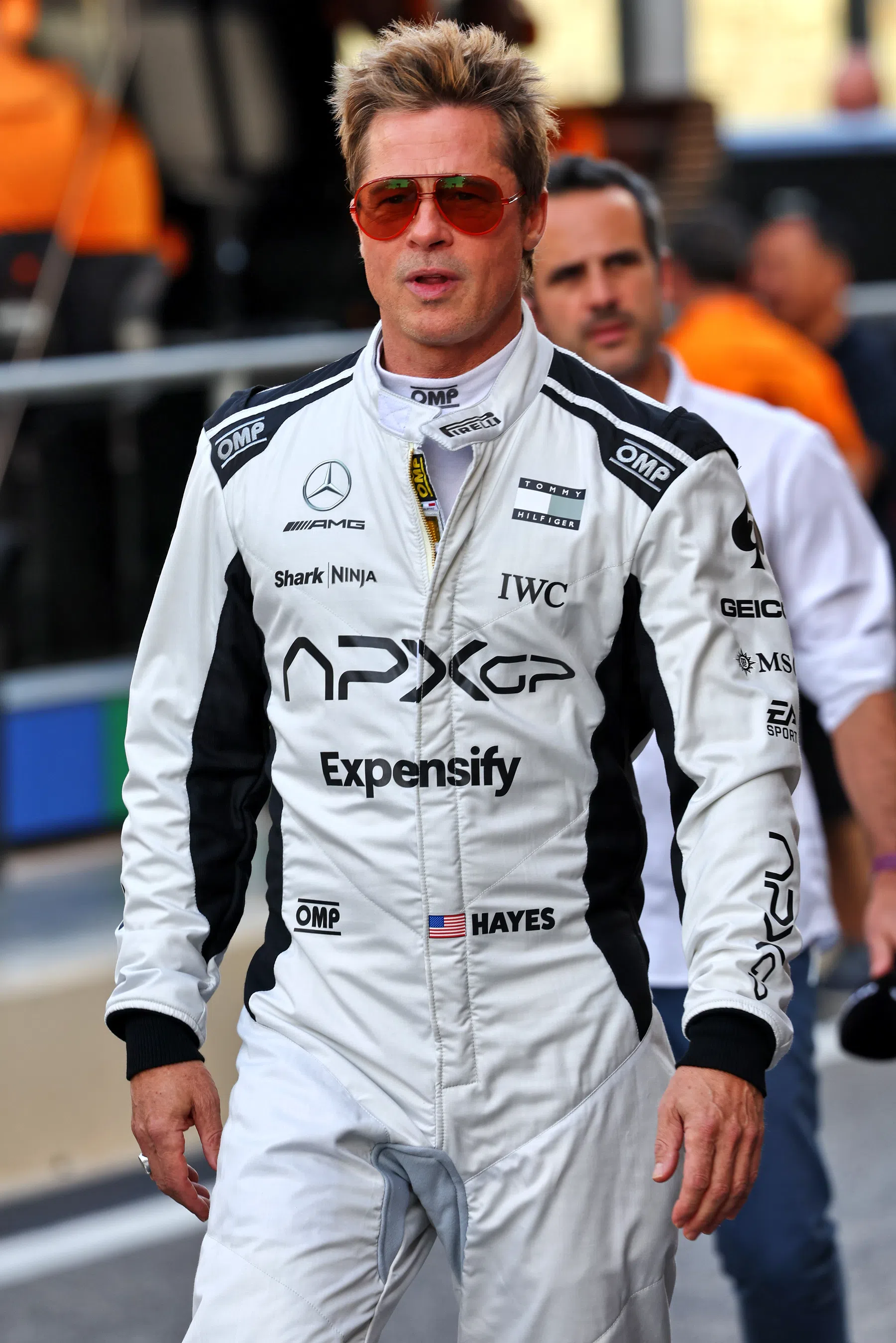Los pilotos de F1 se unen al personaje de Brad Pitt en el podio de Abu Dhabi!