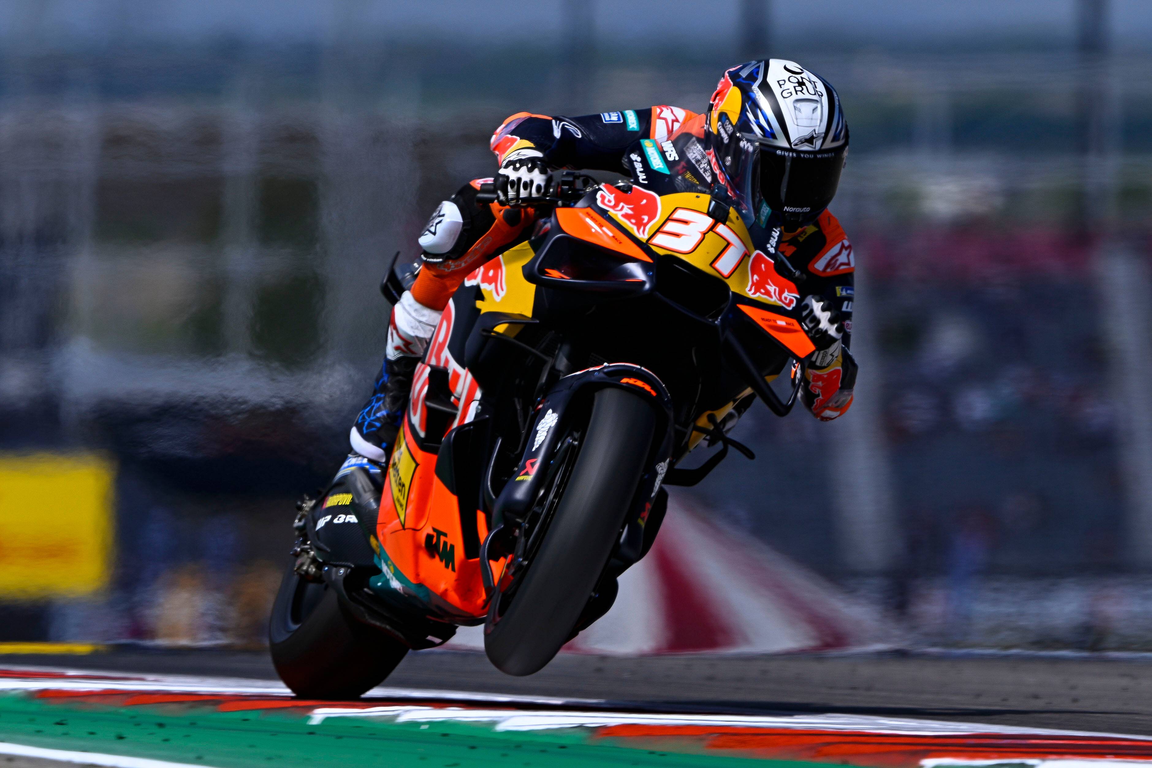 Acosta tops COTA practice after scary Marquez crash