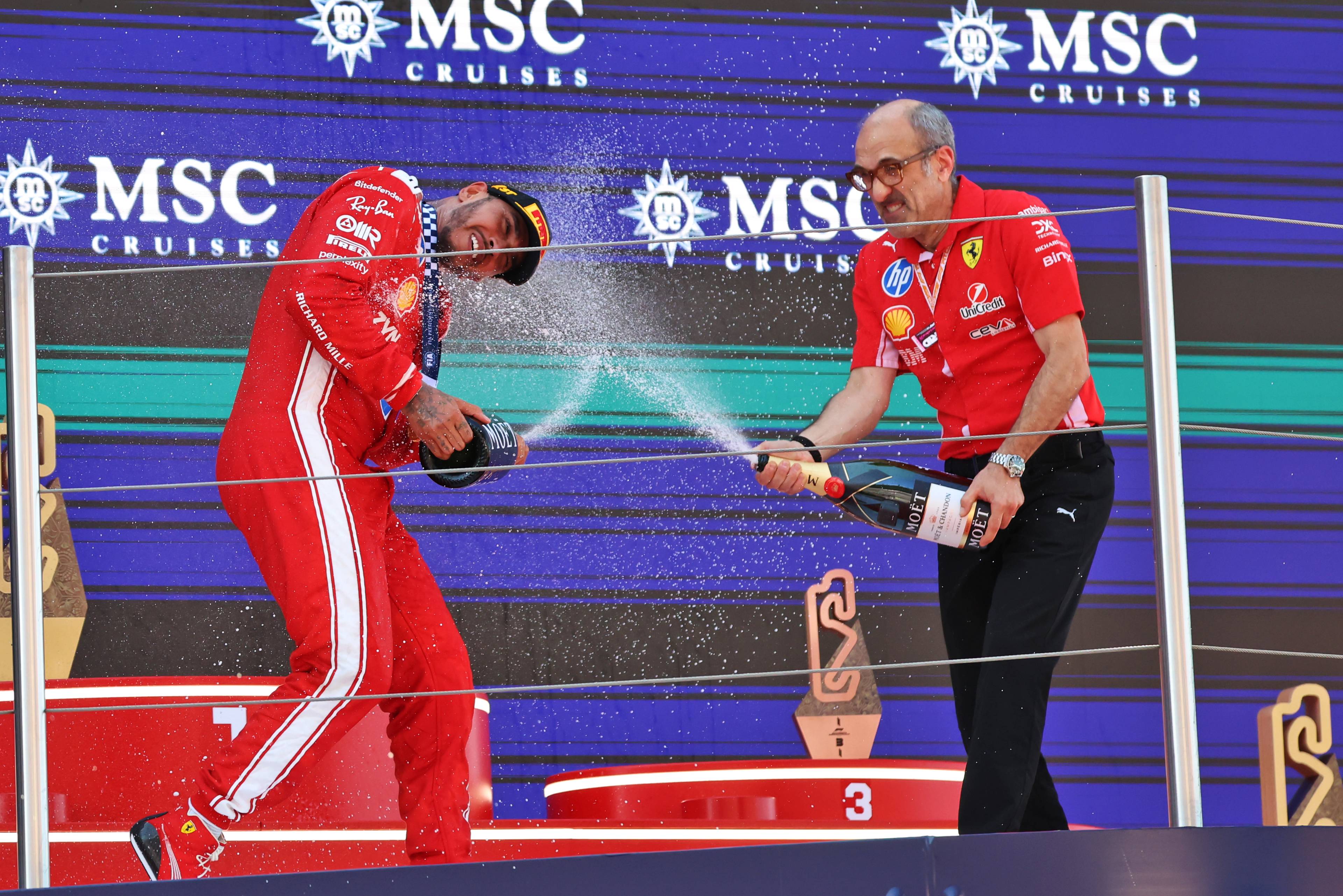Lewis Hamilton hails instant connection with Carlo Santi