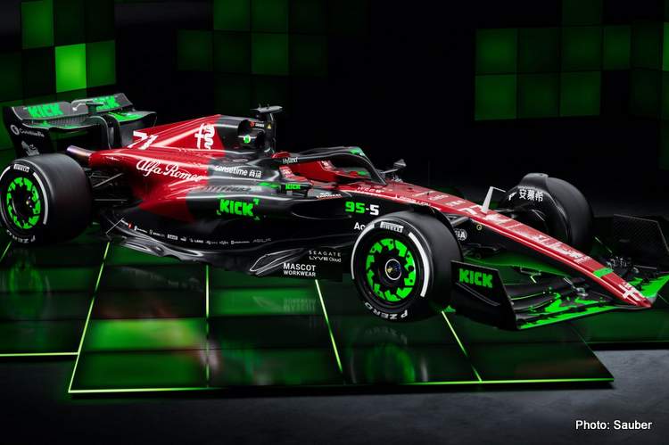 Voiture du Stake F1 Team lors d'un Grand Prix