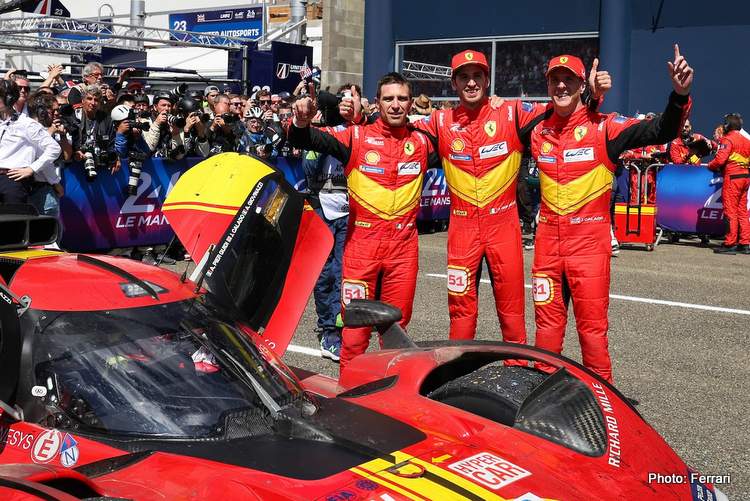 ferrari 488 gte evo le mans 2023 n100   Racing Car Draws