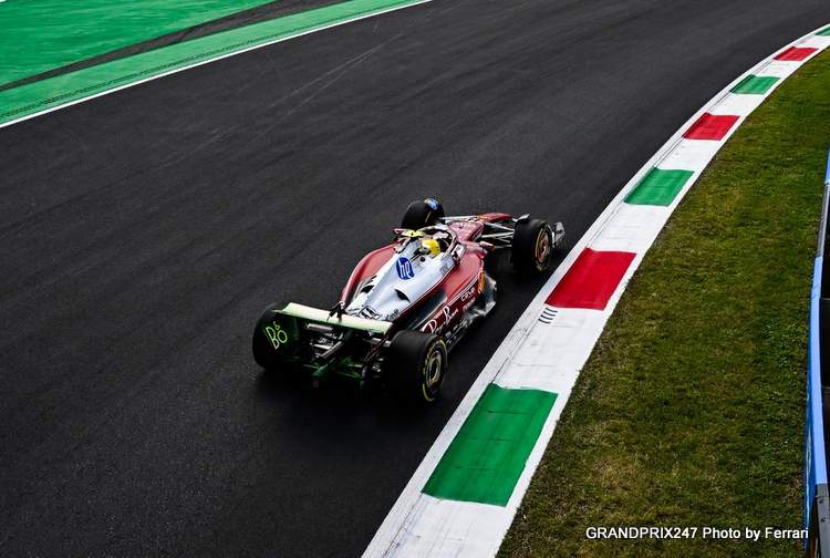 GRANDPRIX247 | Italian GP FP1: Hamilton leads Ferrari one two