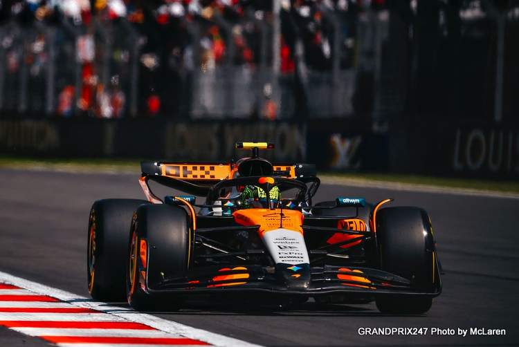 GRANDPRIX247 | Mexico City GP FP3: Norris from Hamilton
