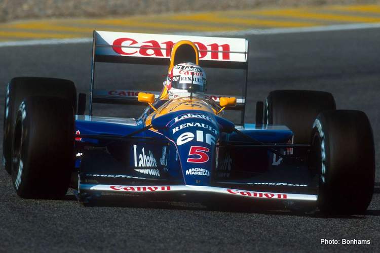 GRANDPRIX247 | Mansell's Red 5 title-winning Williams FW14B for sale