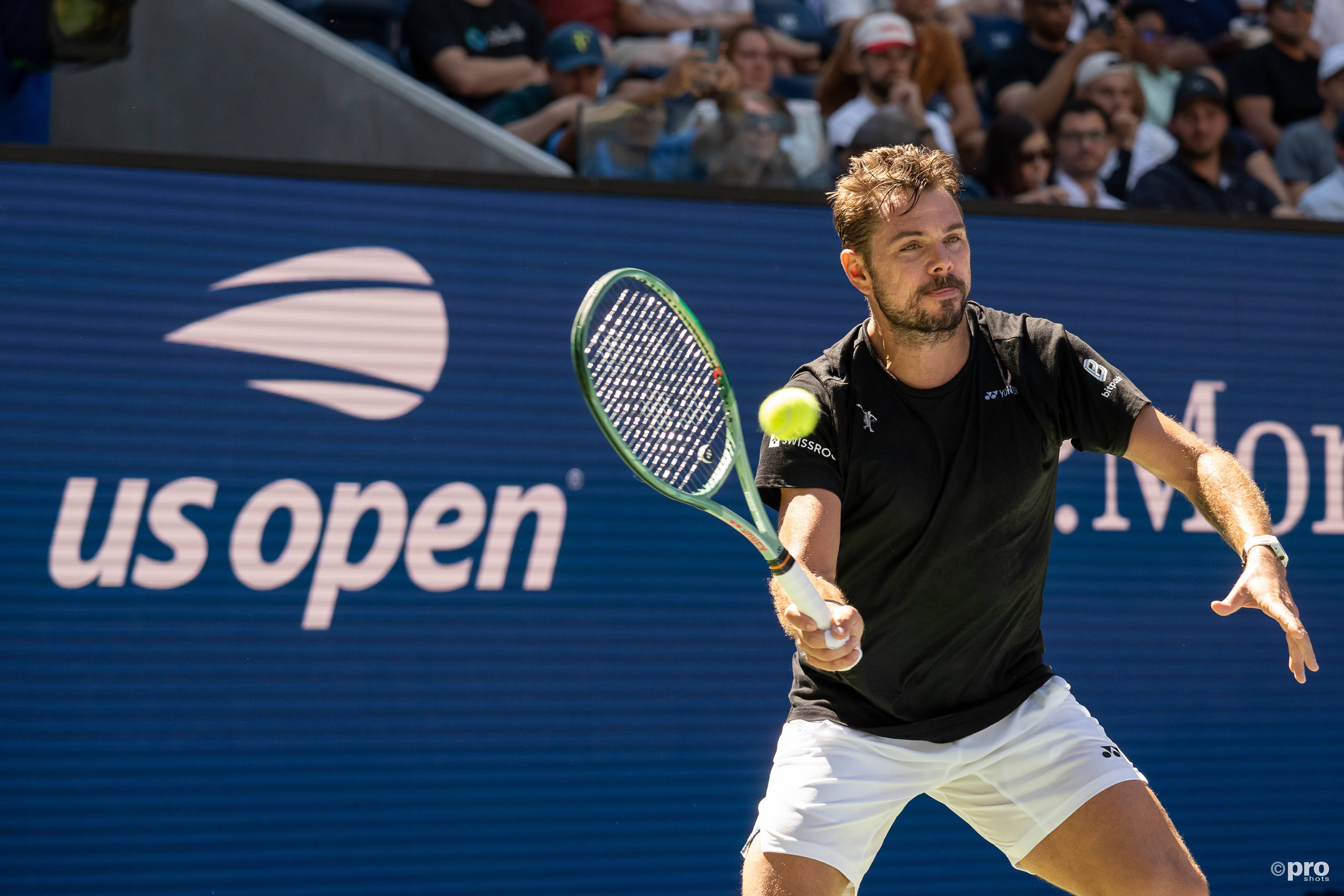 Stan Wawrinka training during the 2026 US Open season
