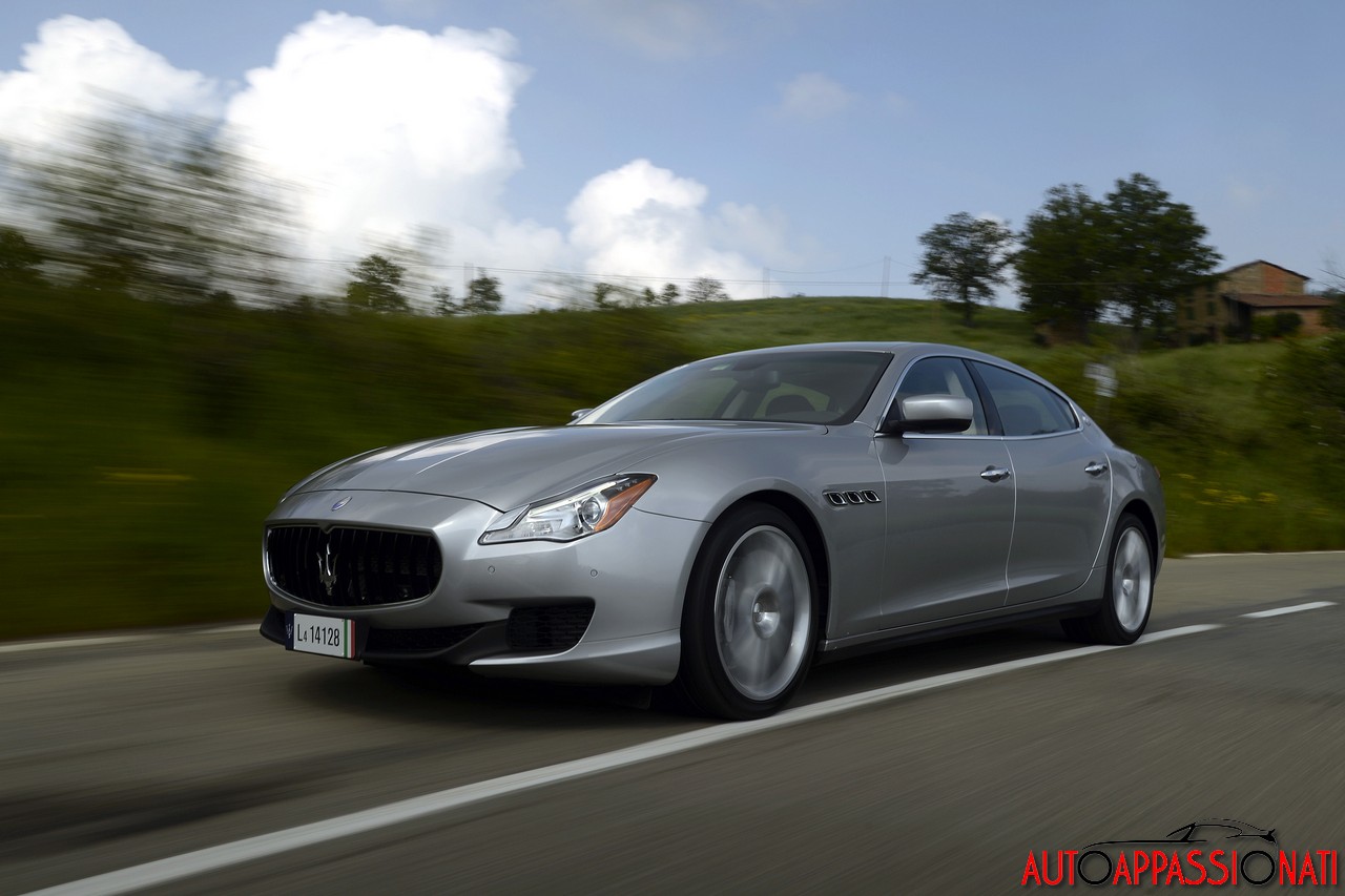 Maserati Quattroporte Diesel Prova su strada