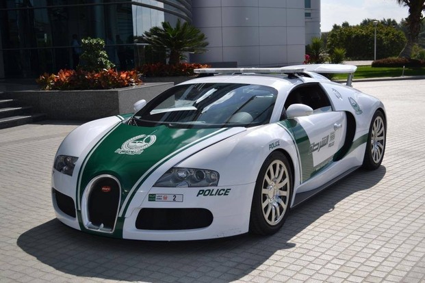 Bugatti Veyron polizia