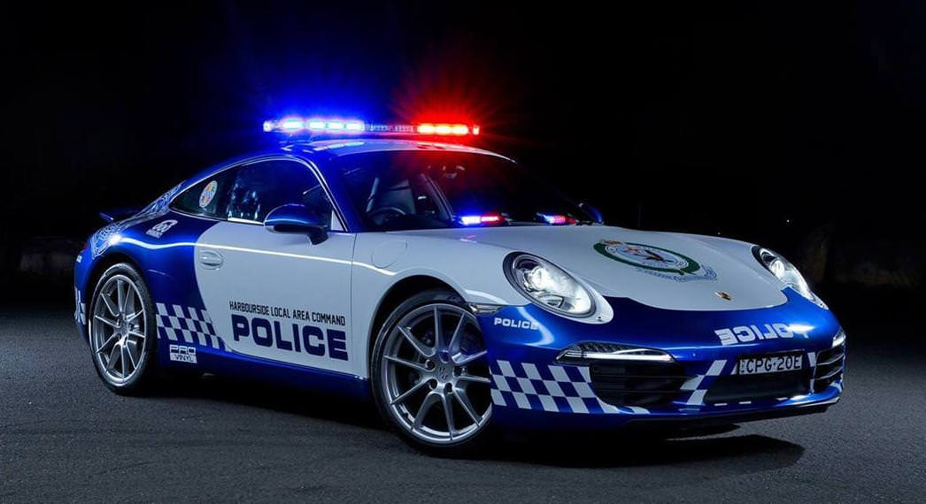 Porsche 911 - supercar della polizia Porsche 911 - supercar della polizia