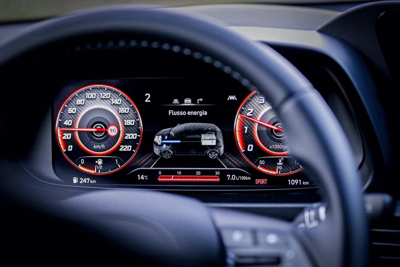 Hyundai i20 2021 quadro strumenti