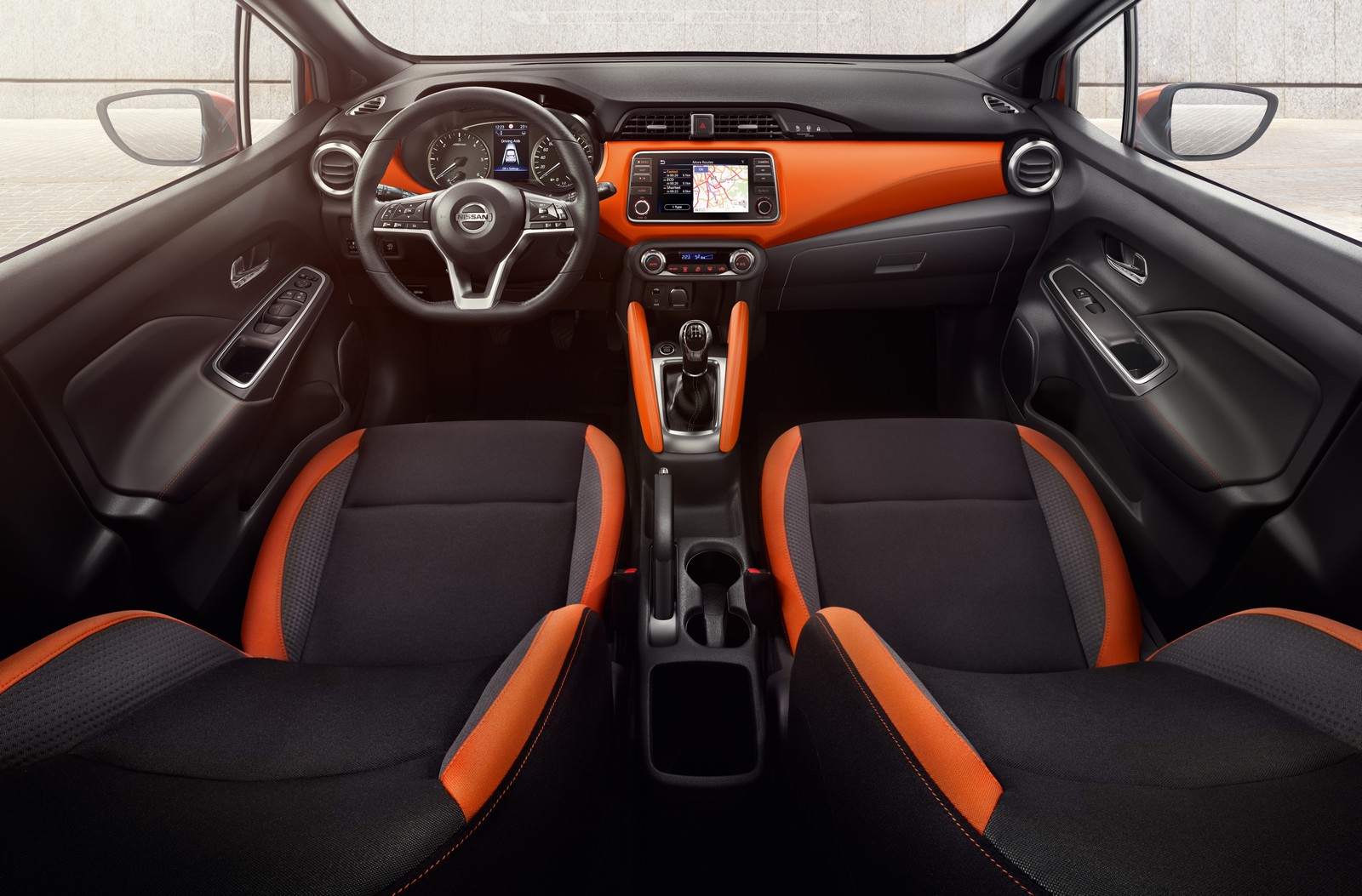 dettagli sedili nissan micra 2021