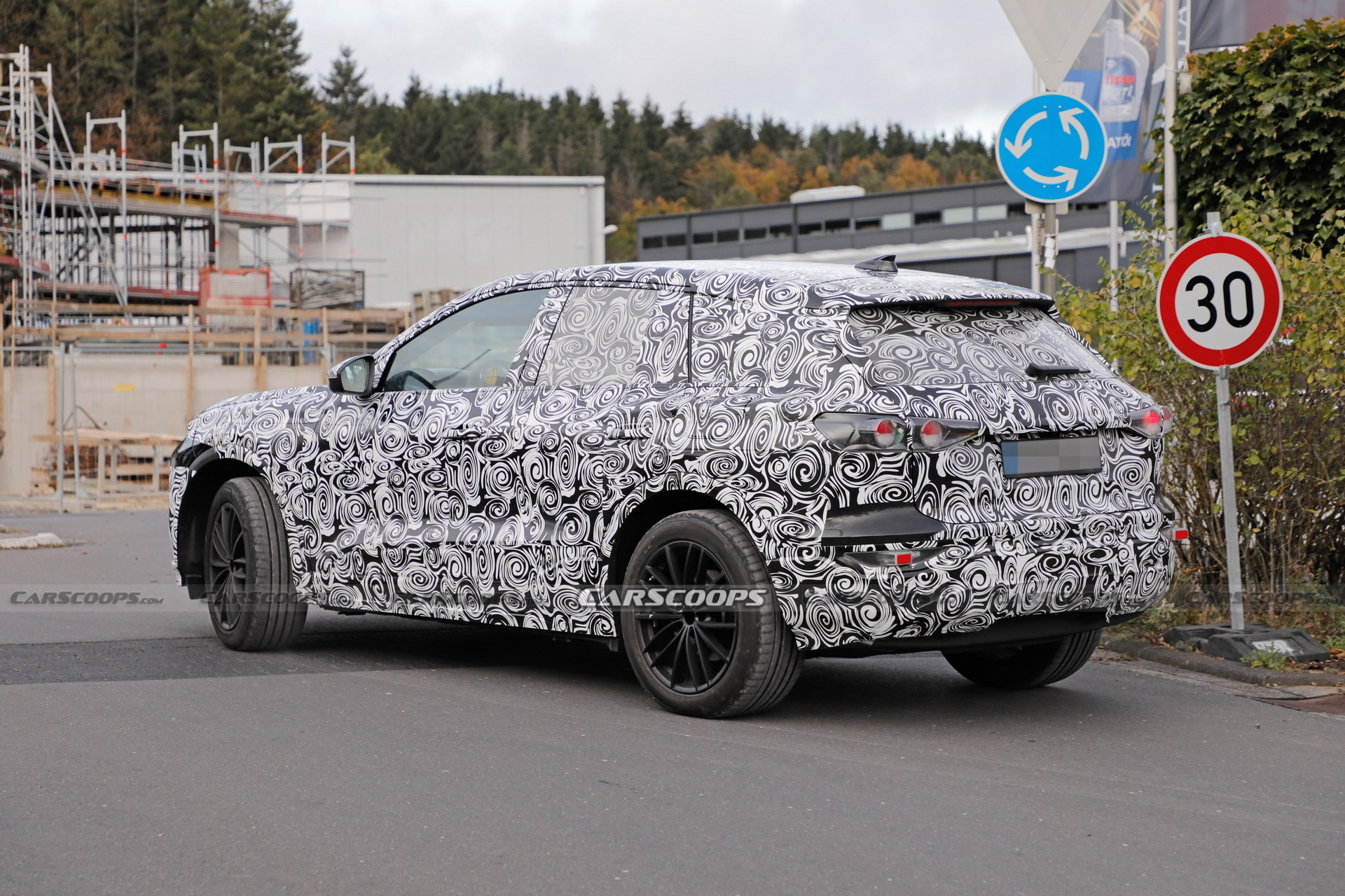 Audi Q6 e-tron foto posteriore