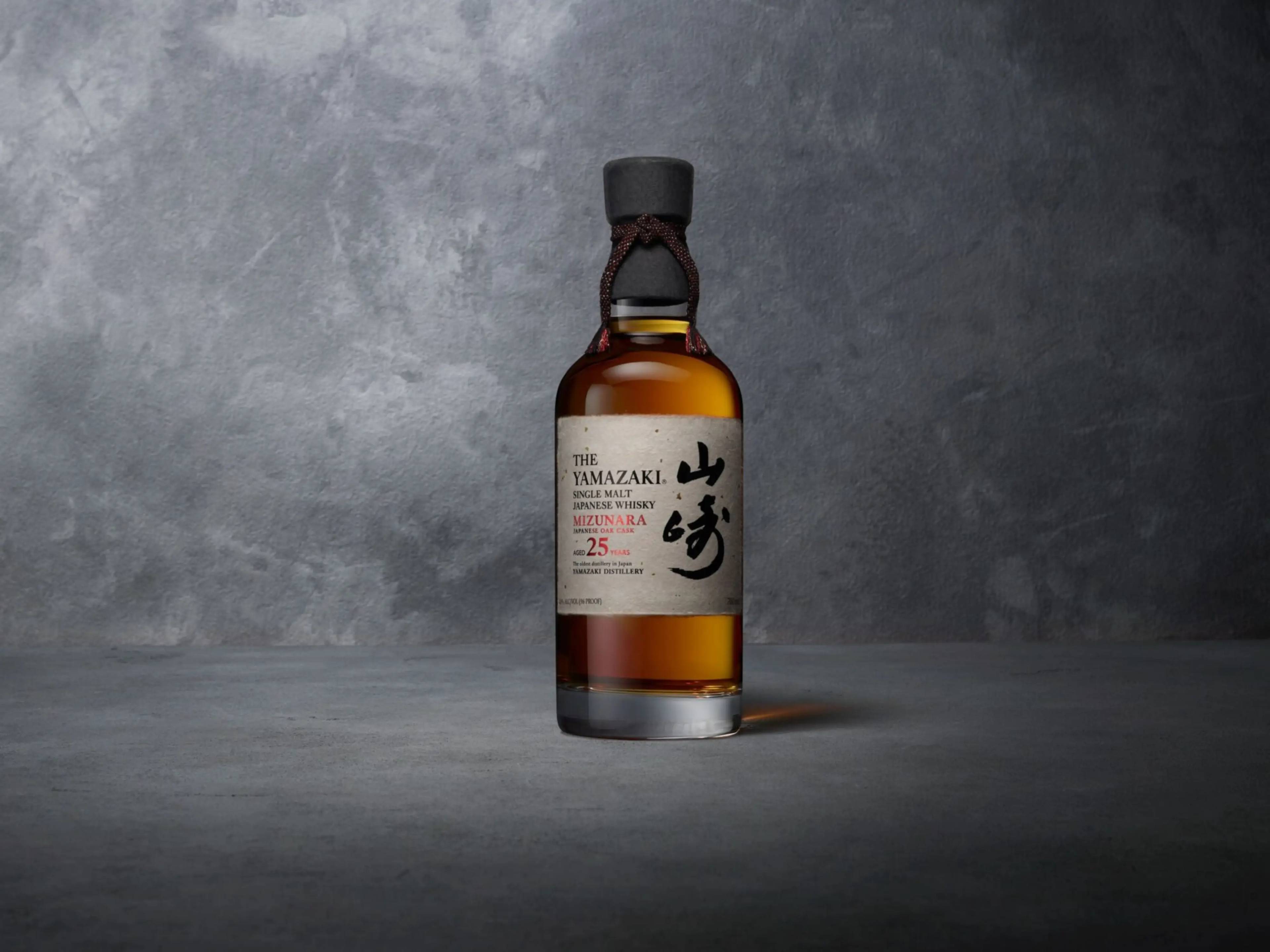 Yamazaki Bottles the Oldest Japanese Whisky from Mizunara Oak
