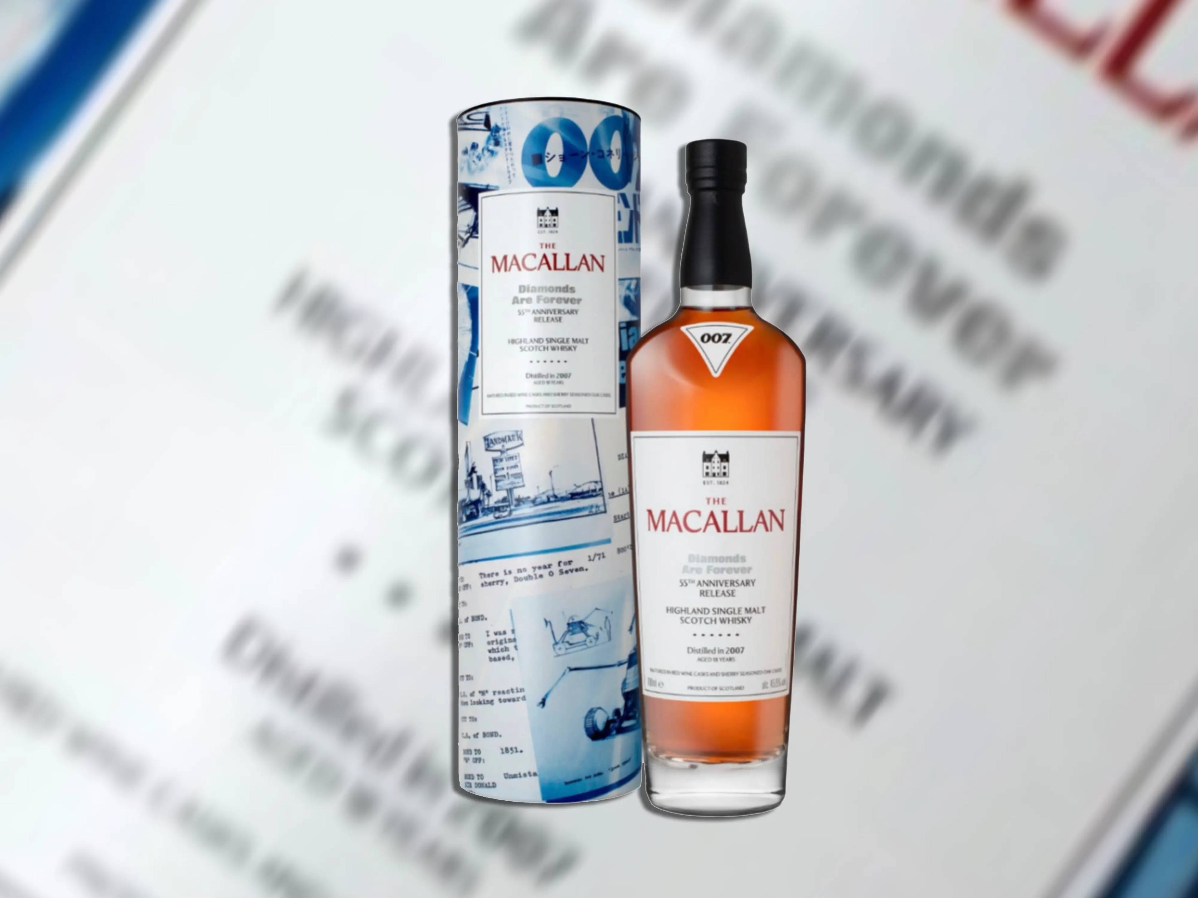 Update: The Macallan James Bond Diamonds Are Forever 55th