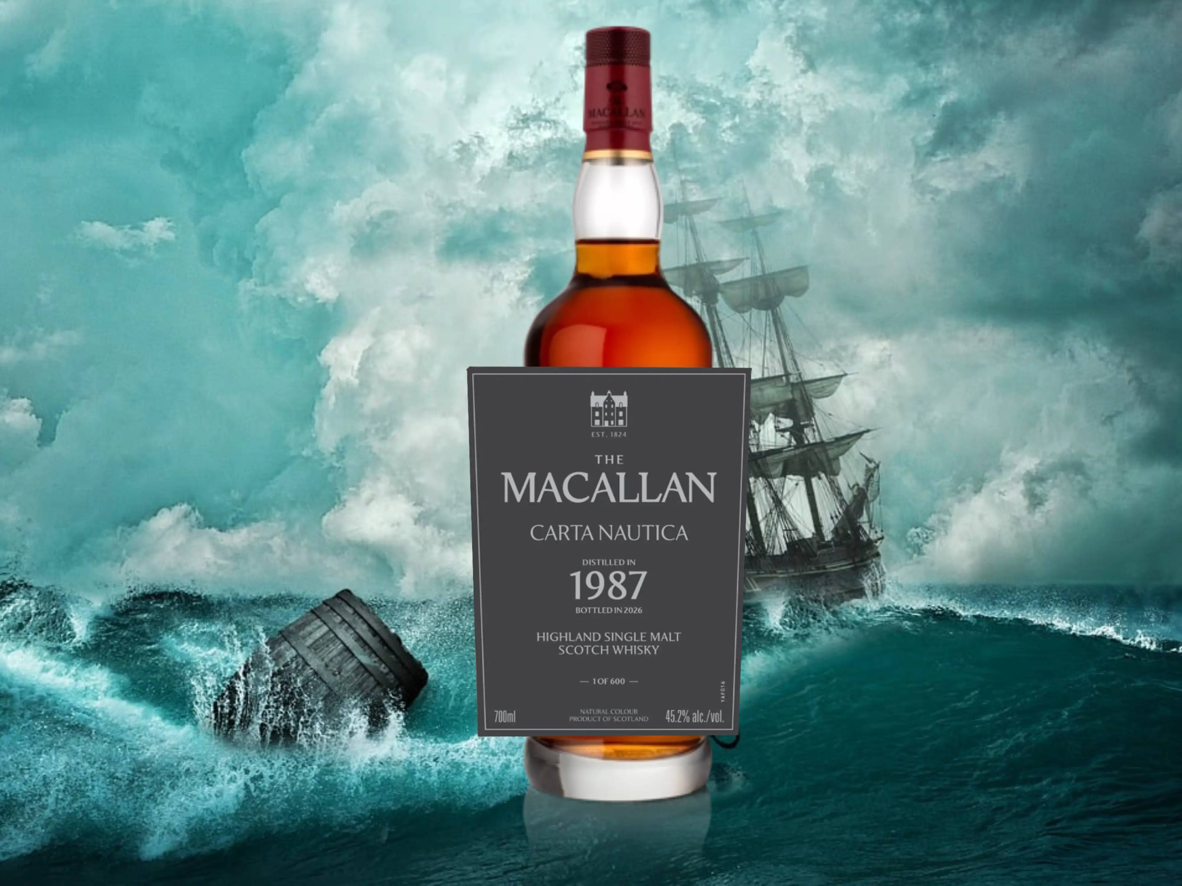 Macallan Teases a Mysterious 1987 Carta Nautica Bottling